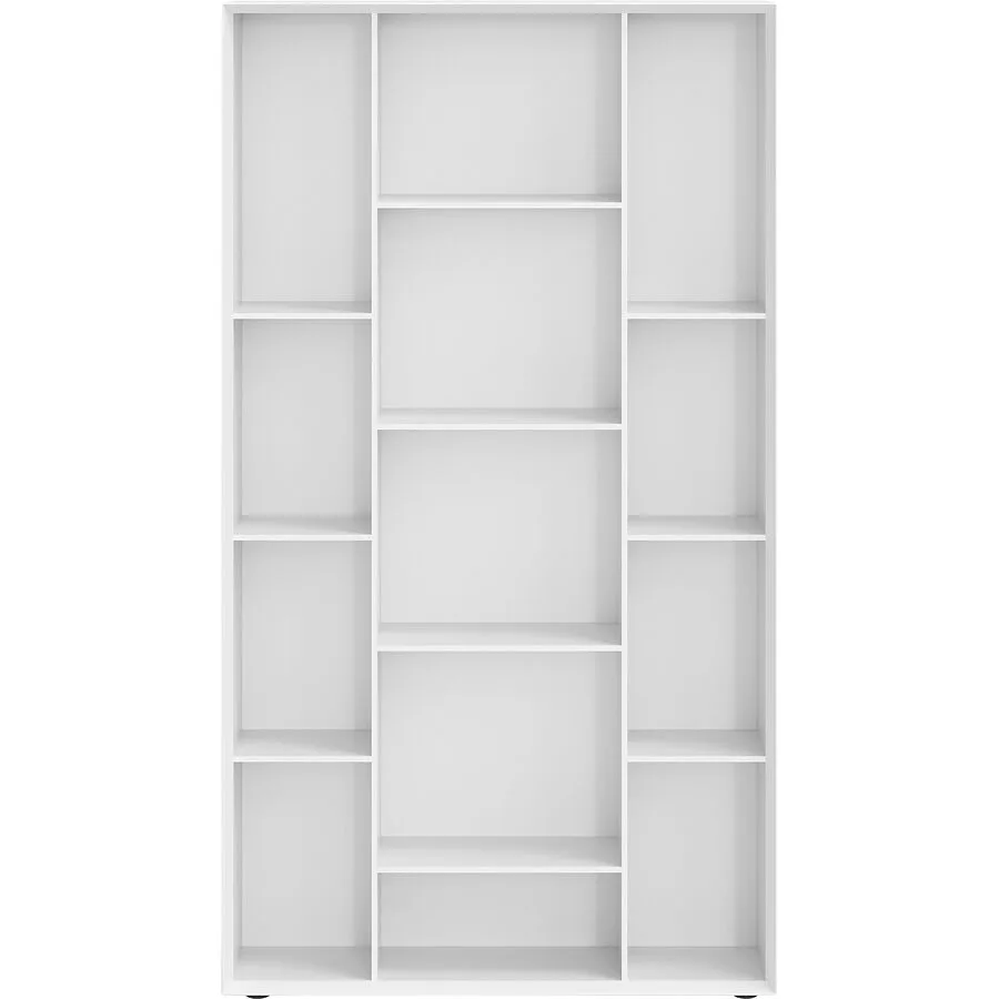 Regal Sleek weiss MDF B 100 H 180 cm