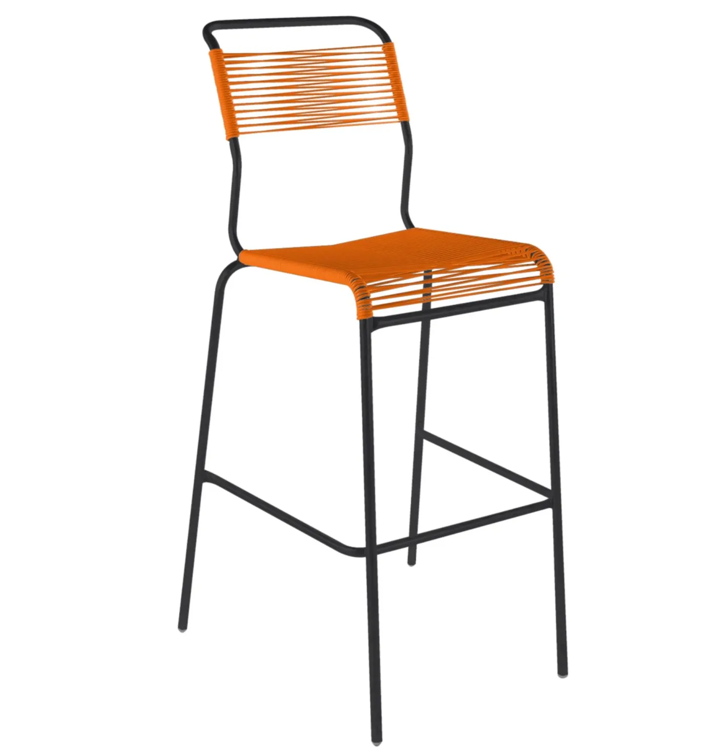 Schaffner Spaghetti-Barstuhl Säntis Orange | Schubiger Möbel