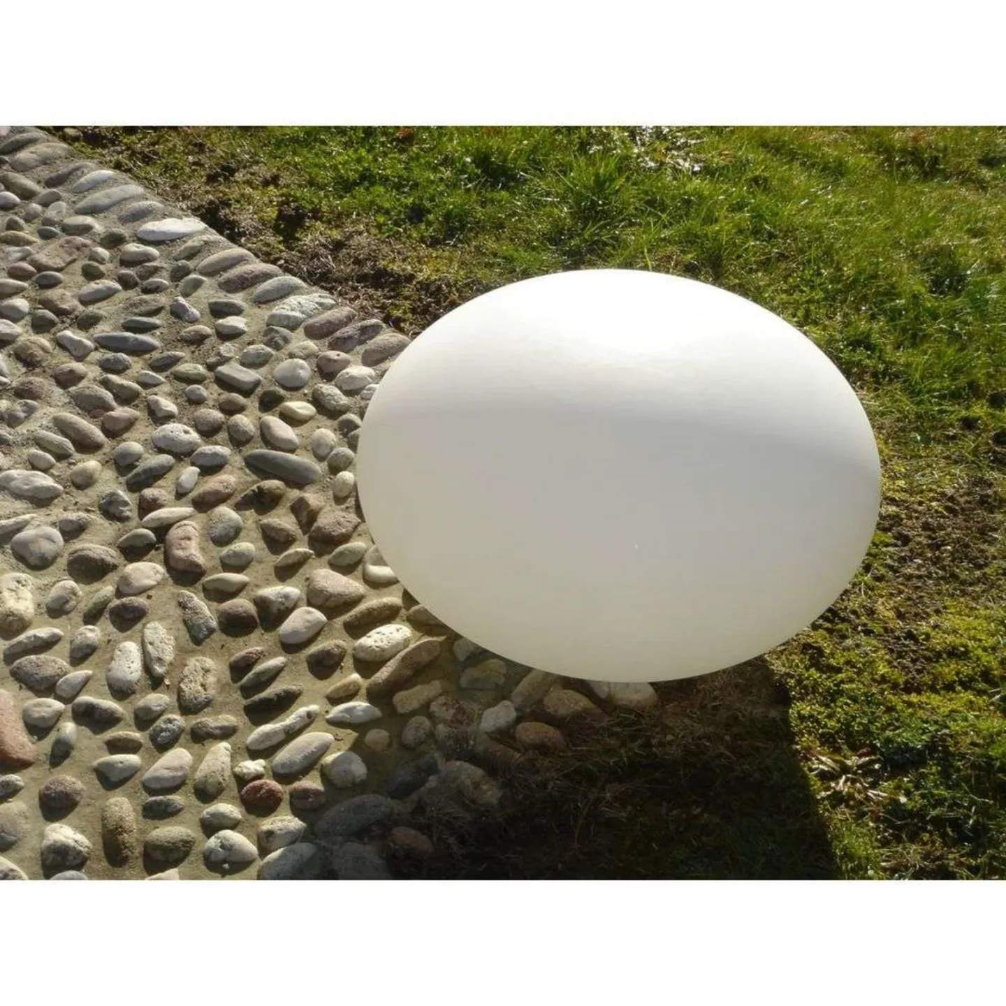 Eggy Pop Out Udendørslampe Ø70 (5m) Opal White - Cph Lighting - Terrasse - Plastik