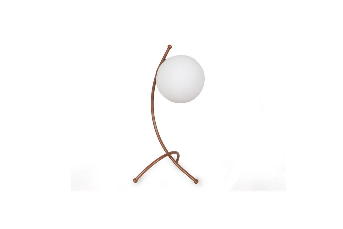Bordslampa Melra Vit / Koppar - Vit / Koppar