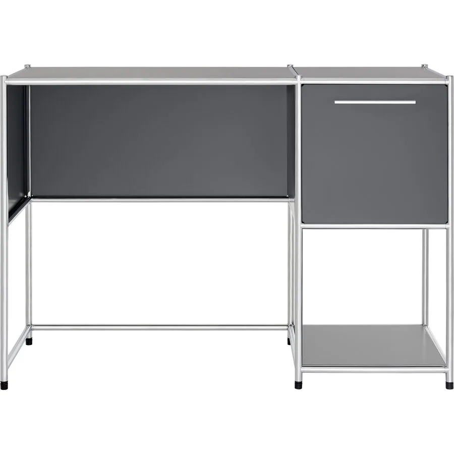 Schreibtisch Cubo Grau Metall 114.5 cm