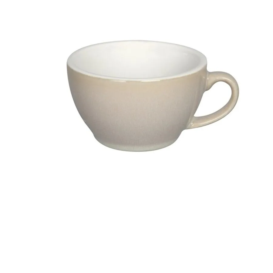 Diverse Cappuccinotasse Eggi Elfenbein Porzellan H 6 cm 0.25 l