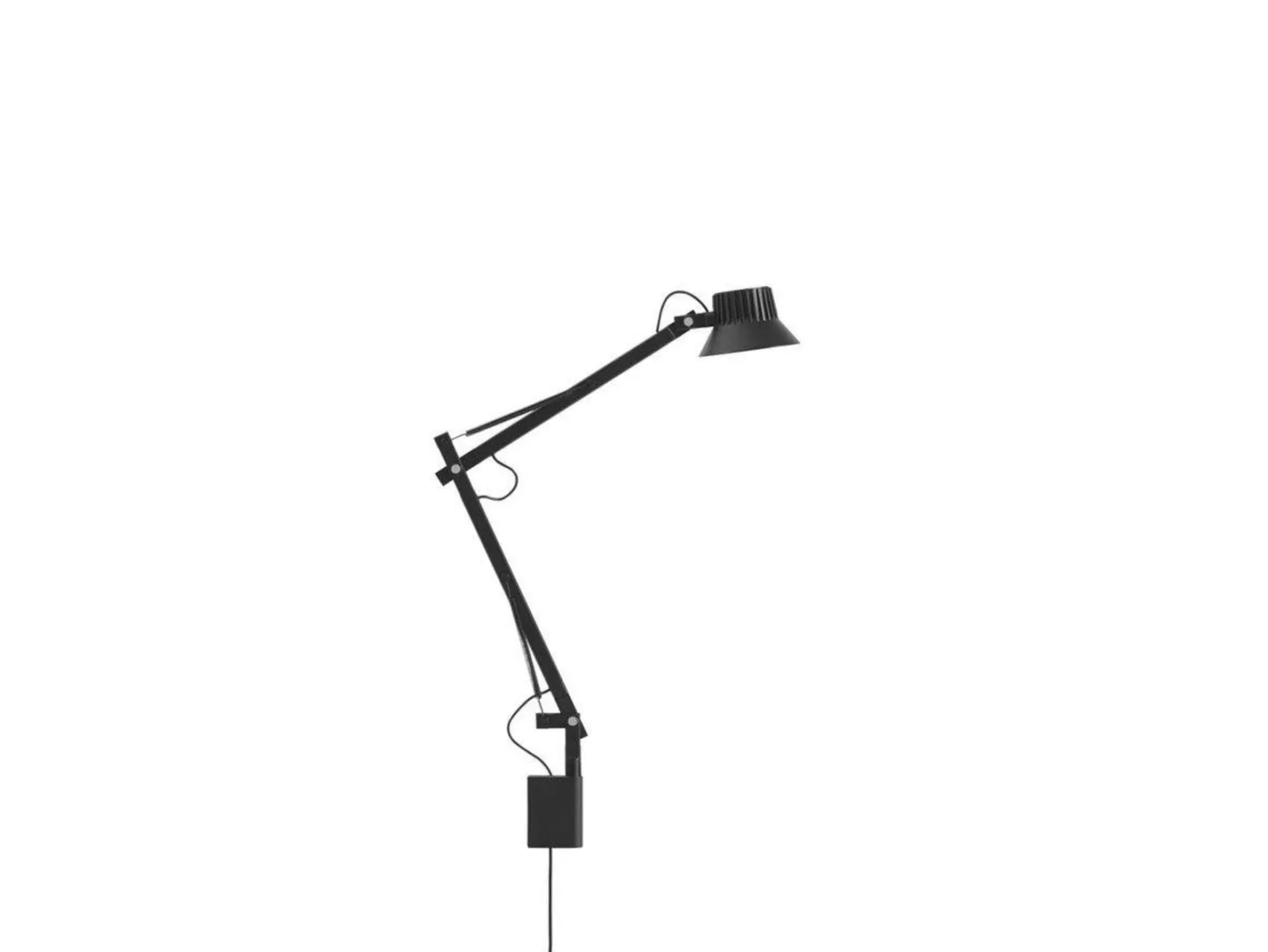 Dedicate Wandleuchte S2 Black - Muuto - Arbeitszimmer / Büro - Aluminium