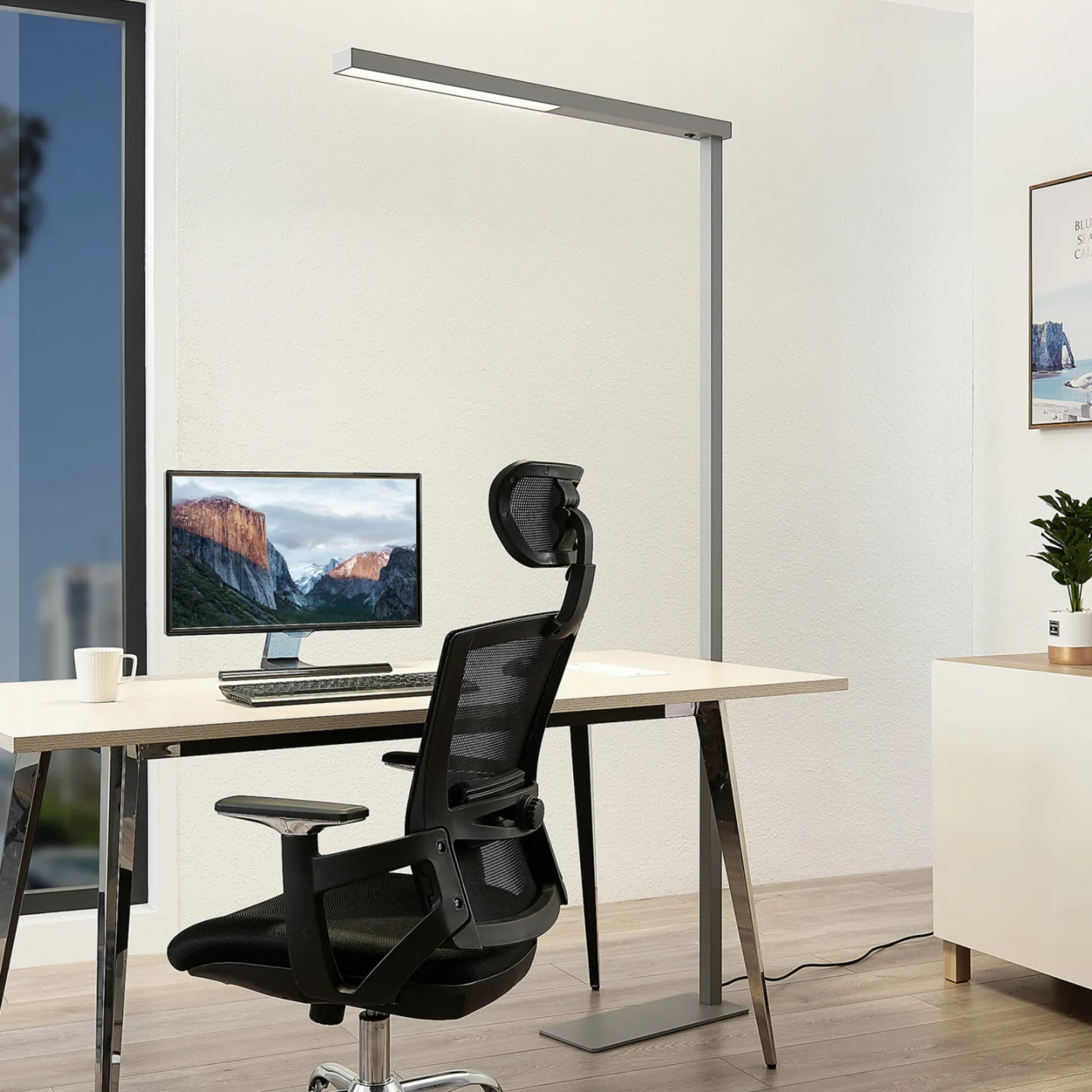 Tamilo Stehleuchte Silver - Arcchio - Arbeitszimmer / Büro - Modern - Metall - Eckig