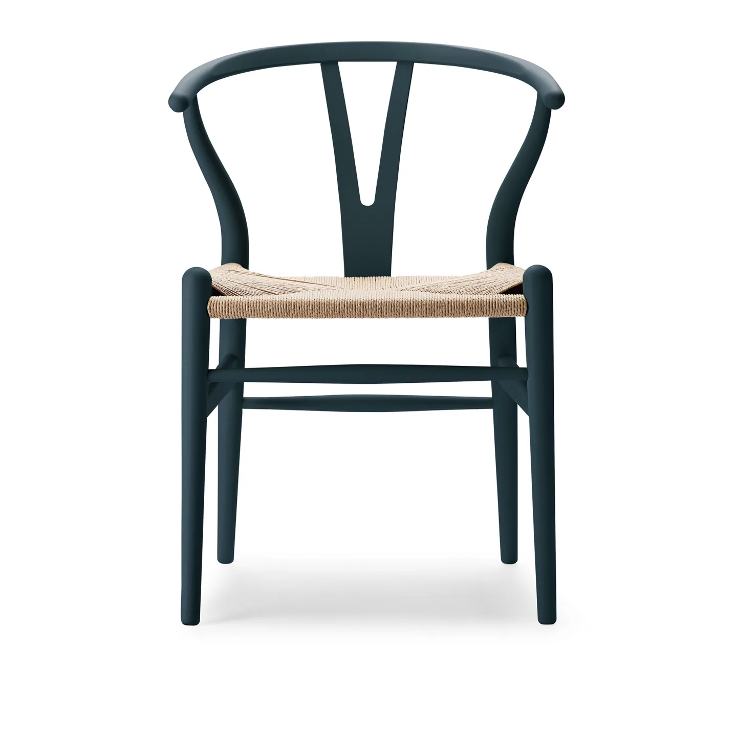 Carl Hansen - CH24 Y-stolen Bok North Sea - Matstolar - Hans J. Wegner - Blå - Papper/Trä