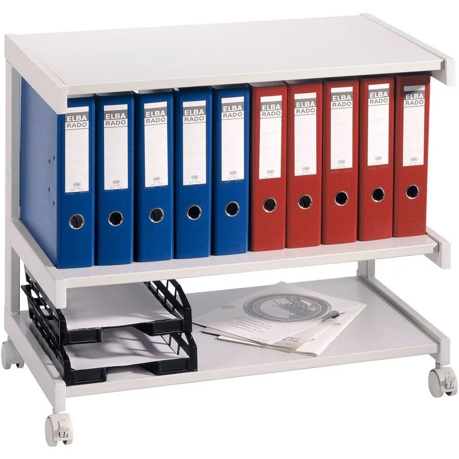 Bürowagen Office grau Holzwerkstoff B 81 H 67 cm