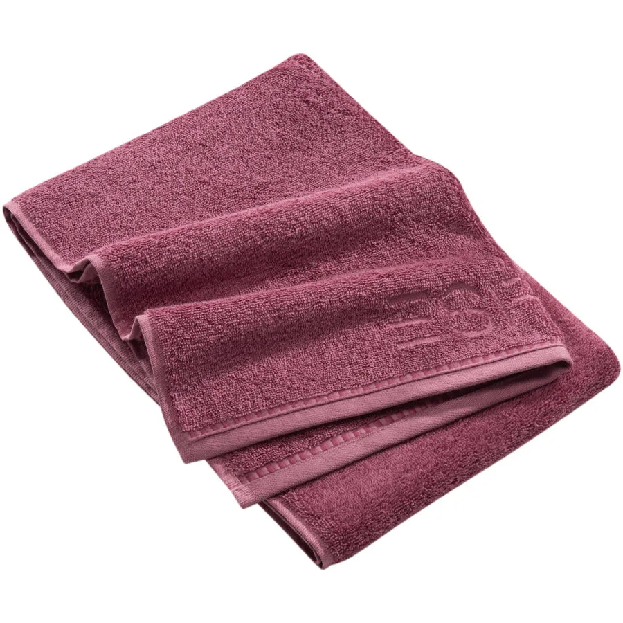Esprit Handtuch Modern Solid brombeer 85% Baumwolle, 15% Tencel