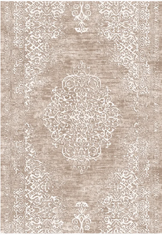 Wilton-teppe - Milazzo (beige) (Størrelse: 160 x 230 cm)