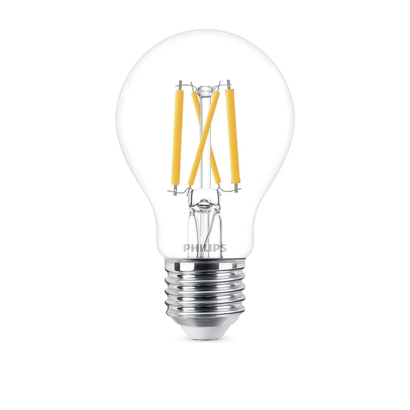 Philips - LED Ljuskälla E27 3,4W 470lm 2700K Dimbar klar - LED-lampor - Transparent