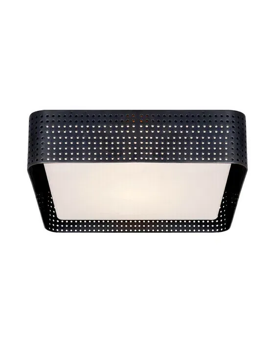Precision Large Square Flush Mount Bronze