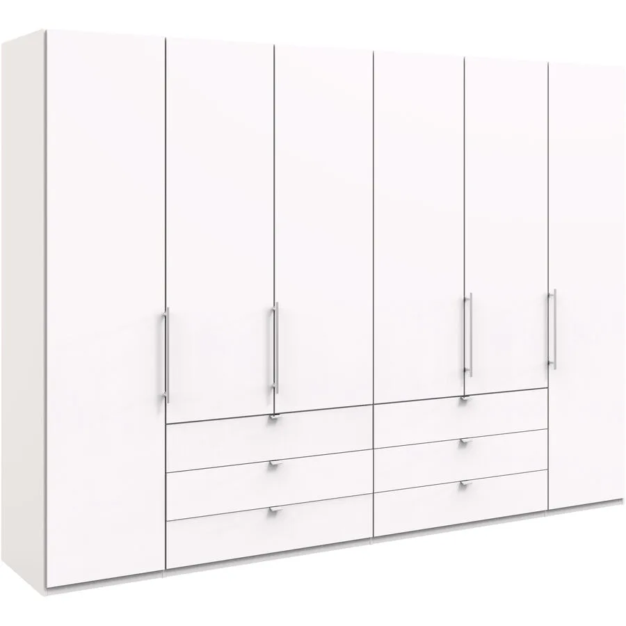 Kleiderschrank Folt weiss Holzwerkstoff B 300 cm