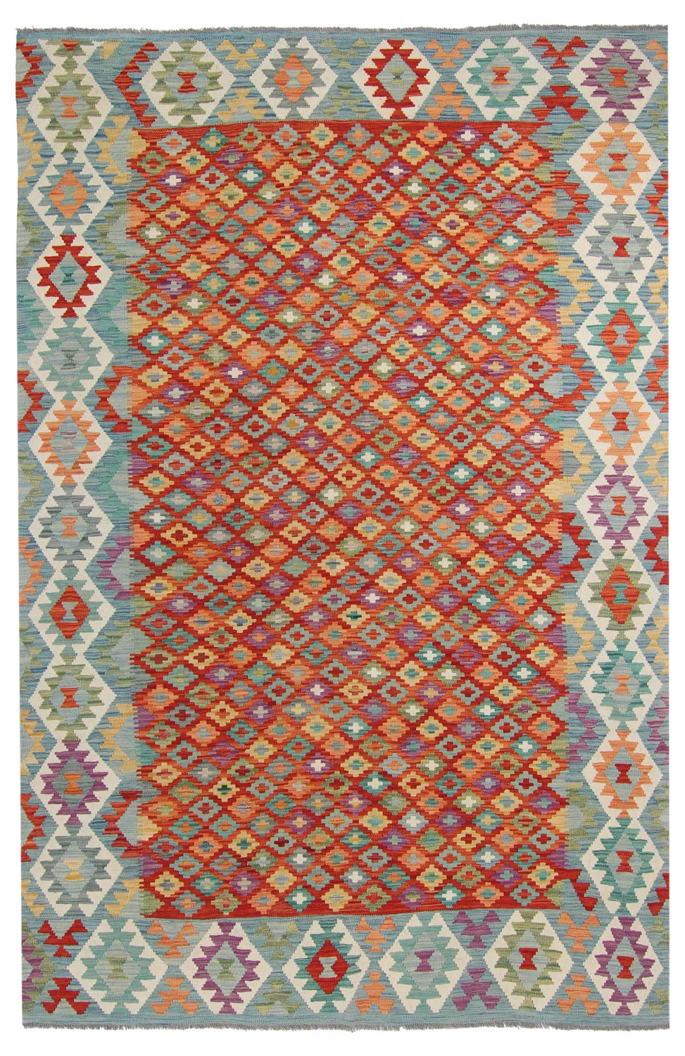 Orientalsk kelimteppe 306 x 202 cm (Størrelse: 306 x 202 cm)