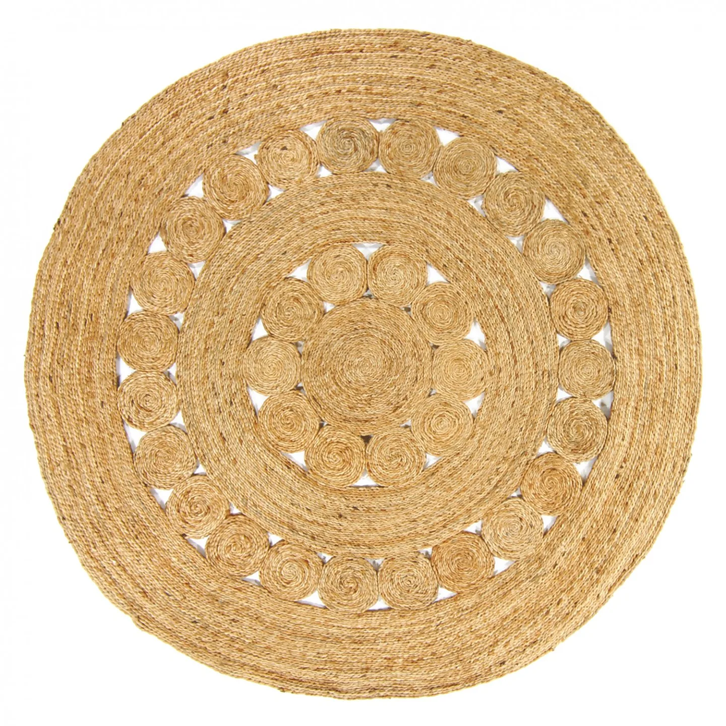 Runde tepper - Soro (jute) (Størrelse: Ø 120 cm)