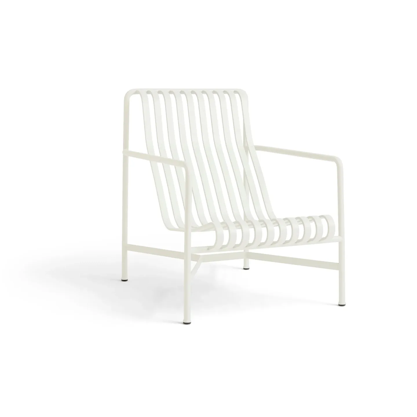 HAY Palissade High loungefåtölj Cream white