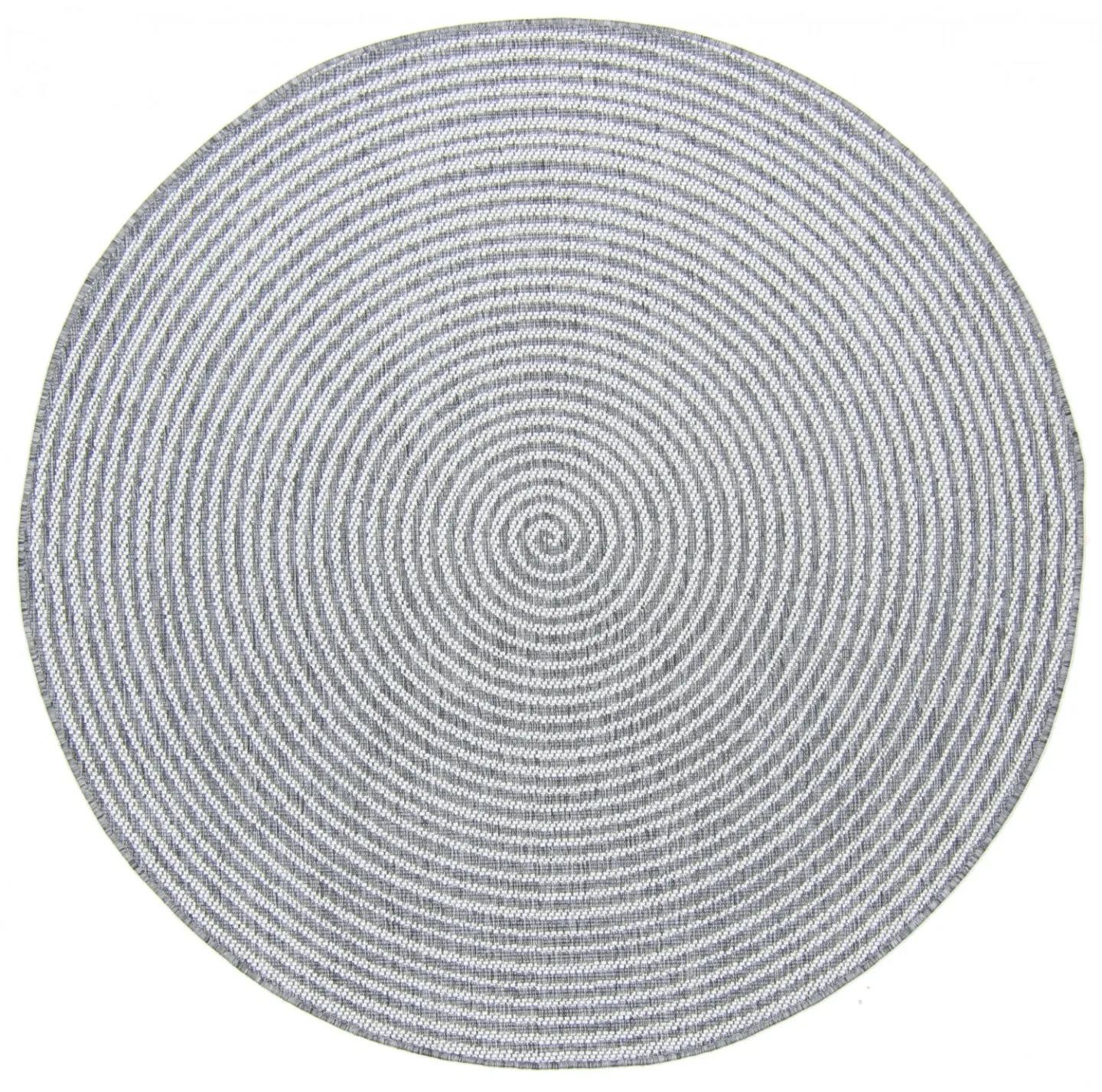 Rundt teppe - Ferragudo (grå) (Størrelse: Ø 240 cm)