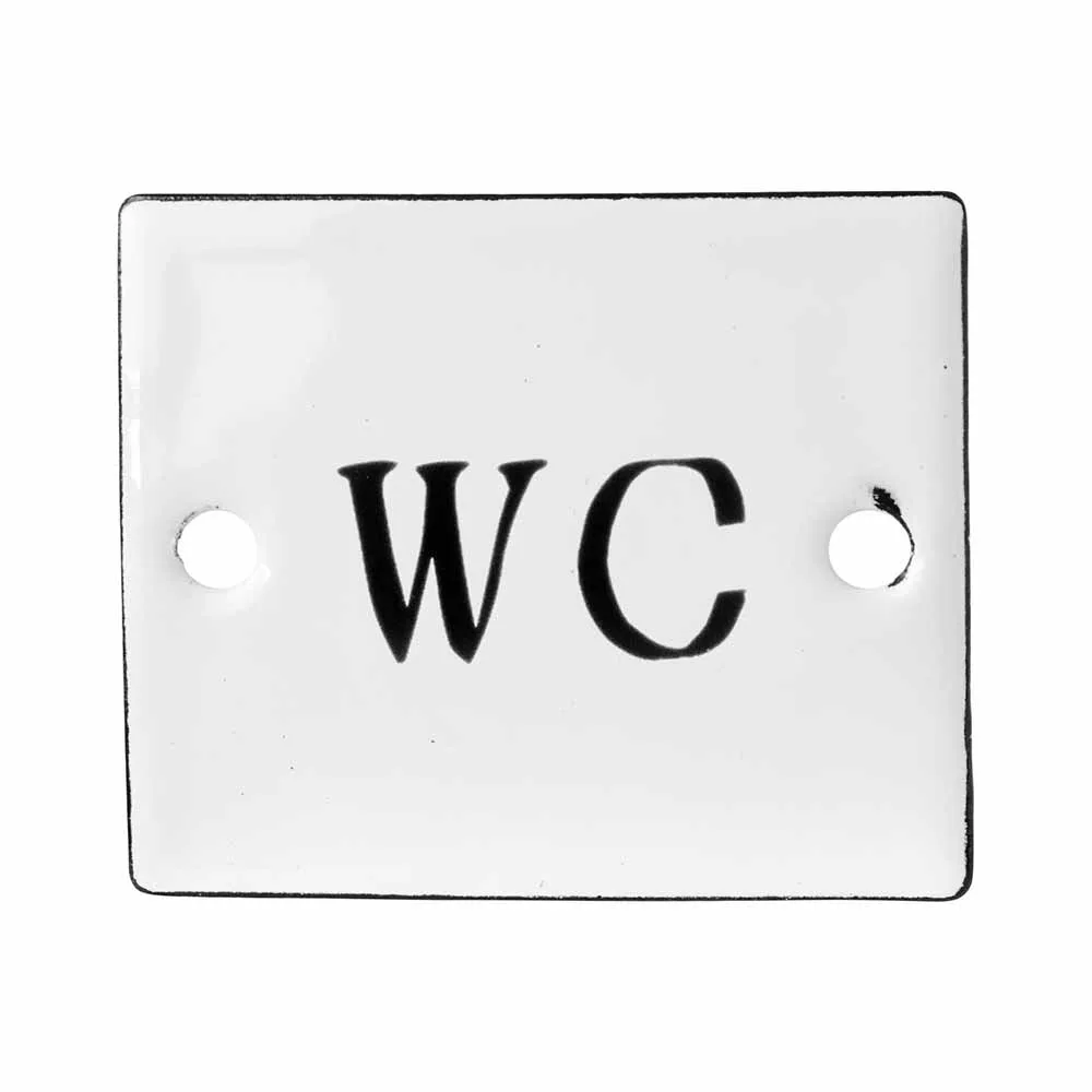WC skylt 6 x 5 cm