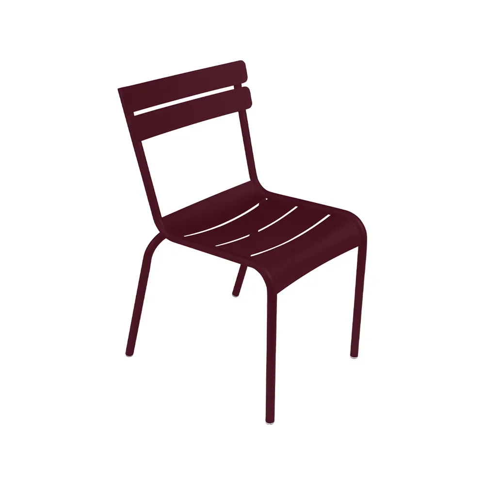 Fermob Luxembourg stol Black cherry (vinröd)