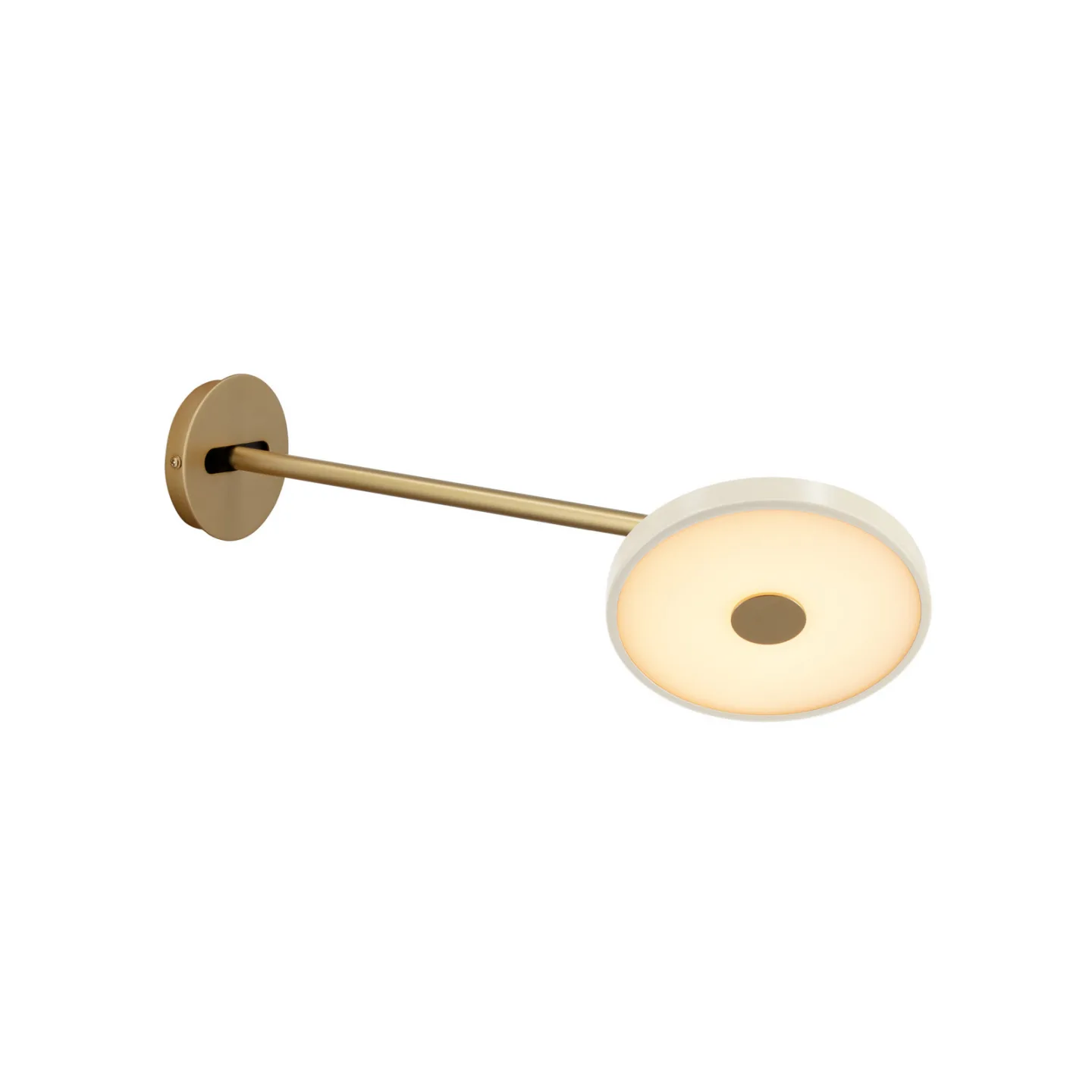 Umage Asteria Wall vägglampa Long, Pearl white-brass