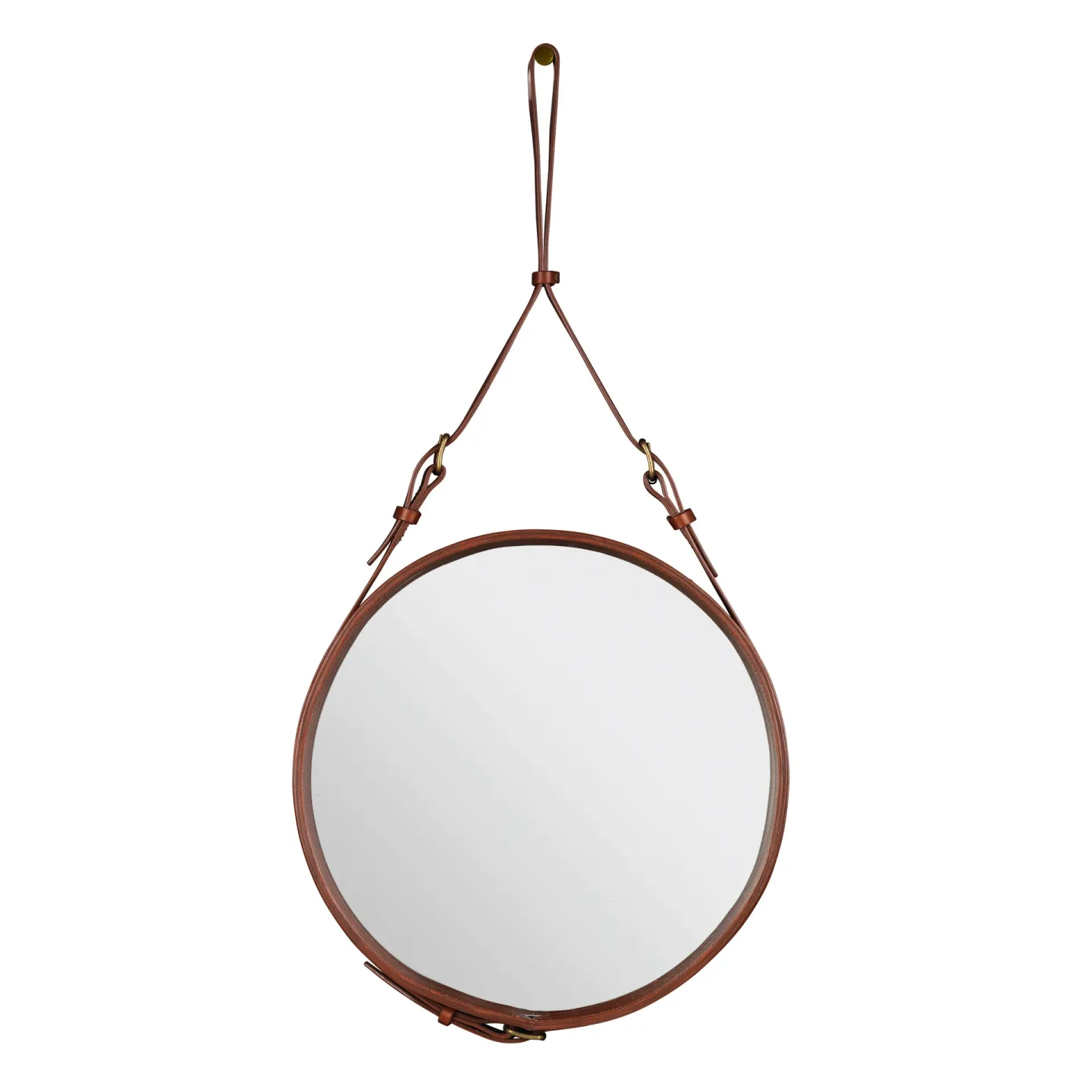 GUBI Adnet Circulaire spegel M brun