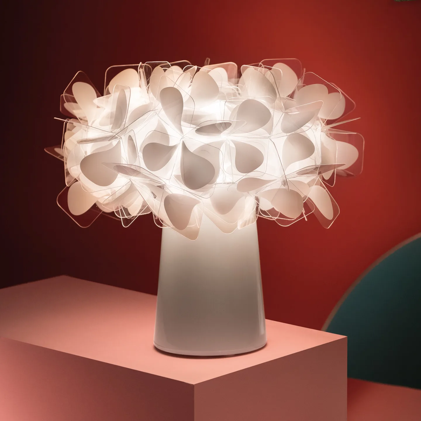 Clizia Portable Tischleuchte Mama Non Mama White - Slamp - Wohnzimmer - Design - Kunststoff
