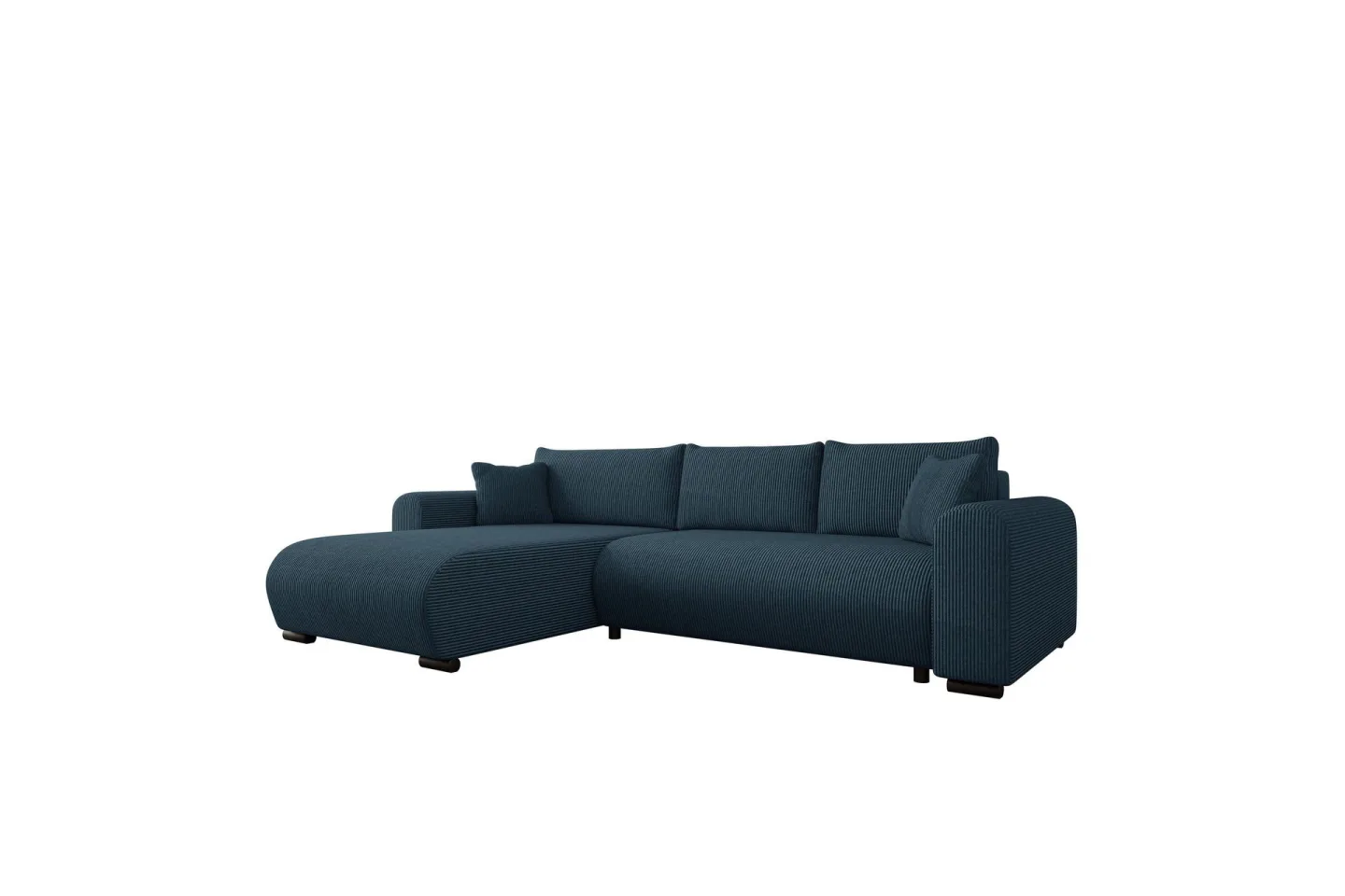 Handda Bäddsoffa med Divan 3-sits i Manchester - Marinblå