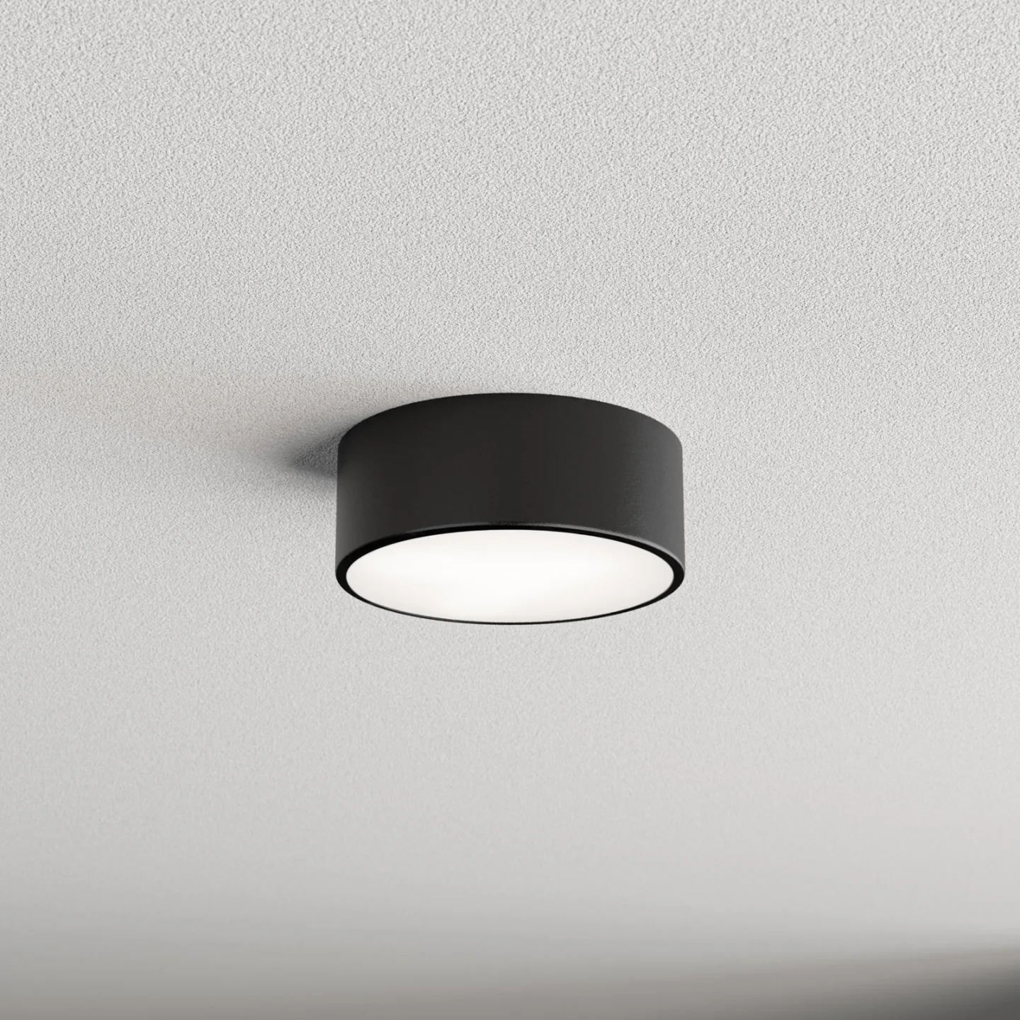 Cleo Deckenleuchte Ø 20 cm schwarz Metall E27 TEMAR LIGHTING - Wohnzimmer - Modern - Rund