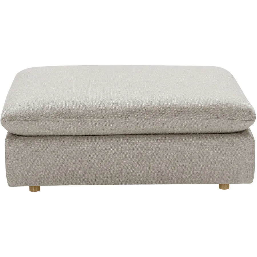 Hocker Milou Beige Stoff 108 cm 42 cm - Möbel Konfigurator: Traummöbel individuell zusammenstellen