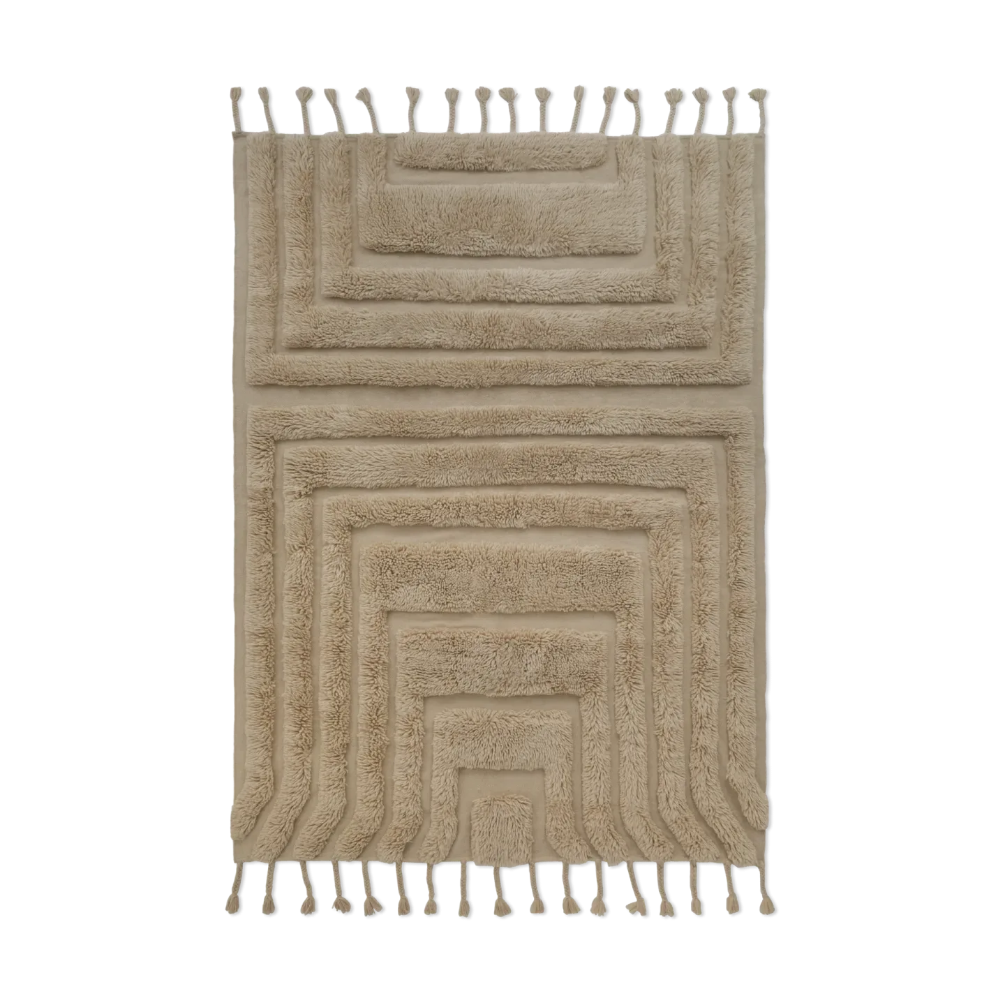 Tinted Kask ullmatta 200x300 cm Beige