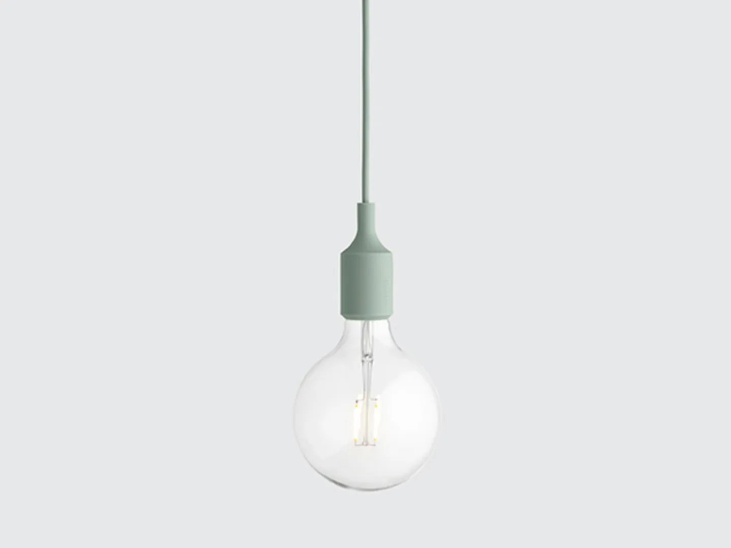 Muuto E 27 Lamp Pendelleuchte Hellgrün