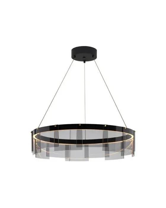 Stratos 30 Chandelier Black