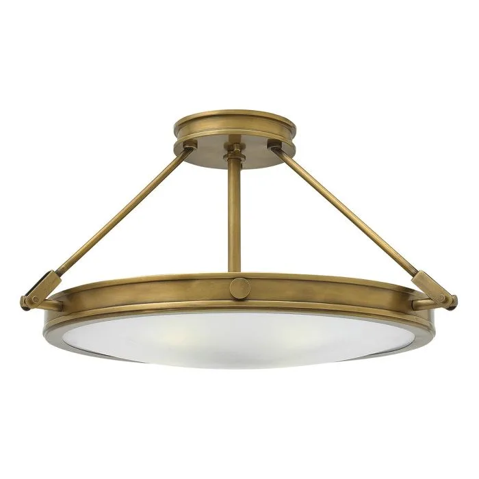Elstead Lighting - Collier Ø56 - Takplafond - Antikmässing