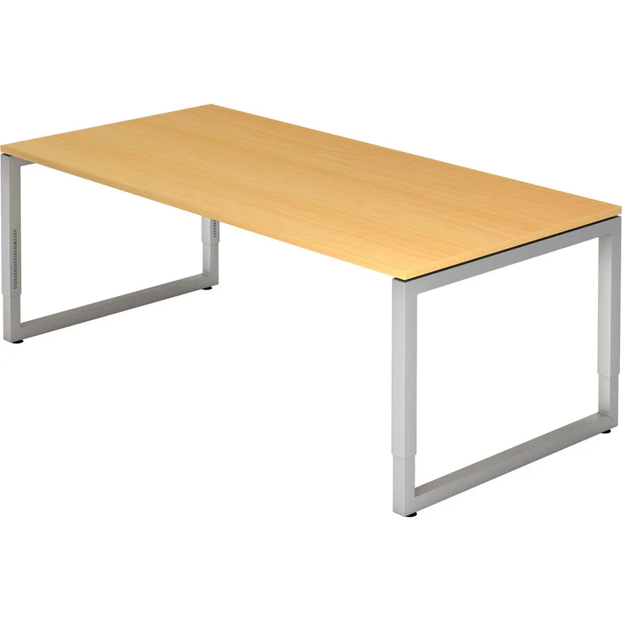 Schreibtisch Office buche Holzwerkstoff B 200 T 100 cm