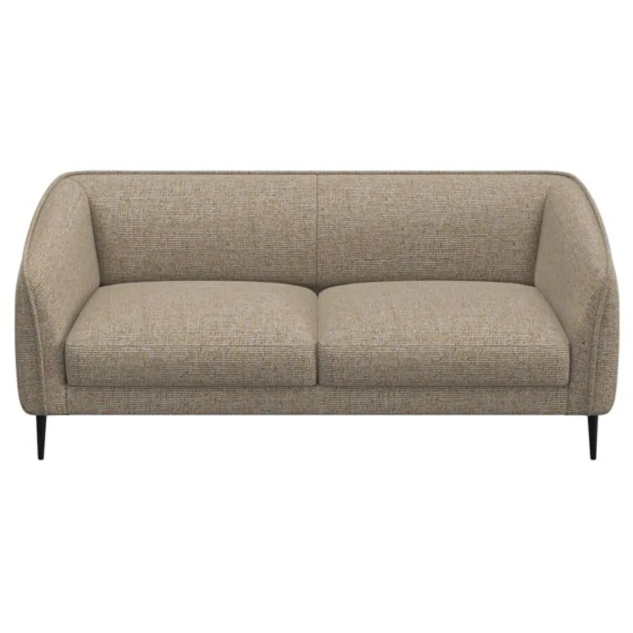 Sofa Fady Ohne Stoff hellbraun B 187.5 T 74 cm