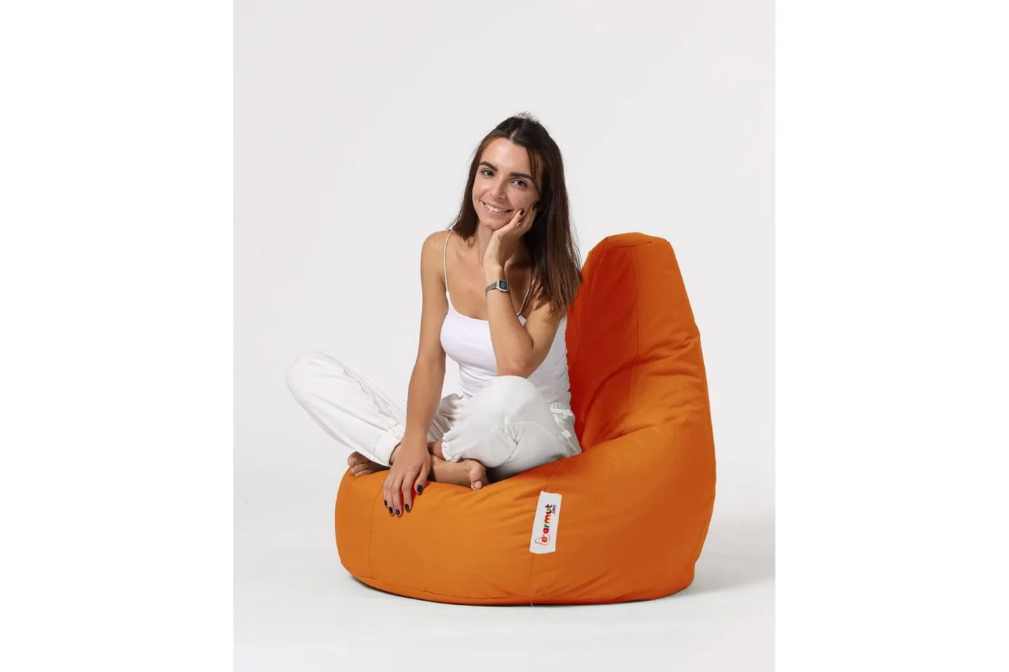Sittsäck Utomhus Vinna 80 cm - Orange