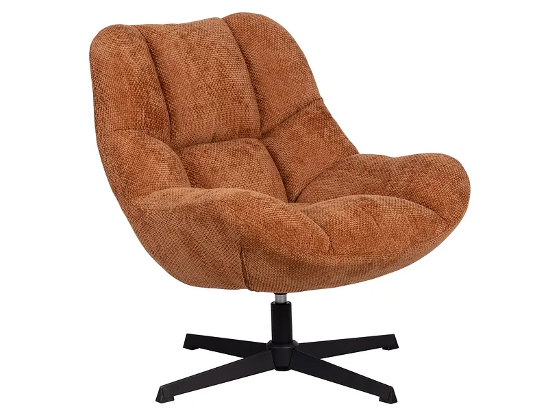 Sessel JADE Stoff terrakotta