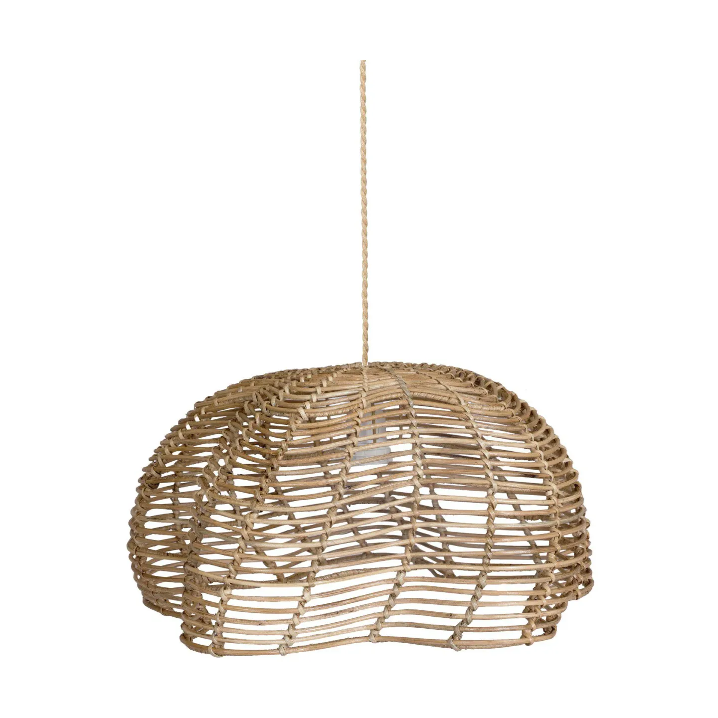 PR Home Mayla Pendelleuchte Natur, Ø43x24 cm