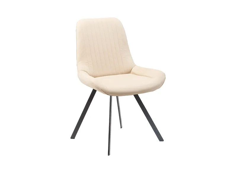 Stuhl AROSA Echtleder beige drehsitz