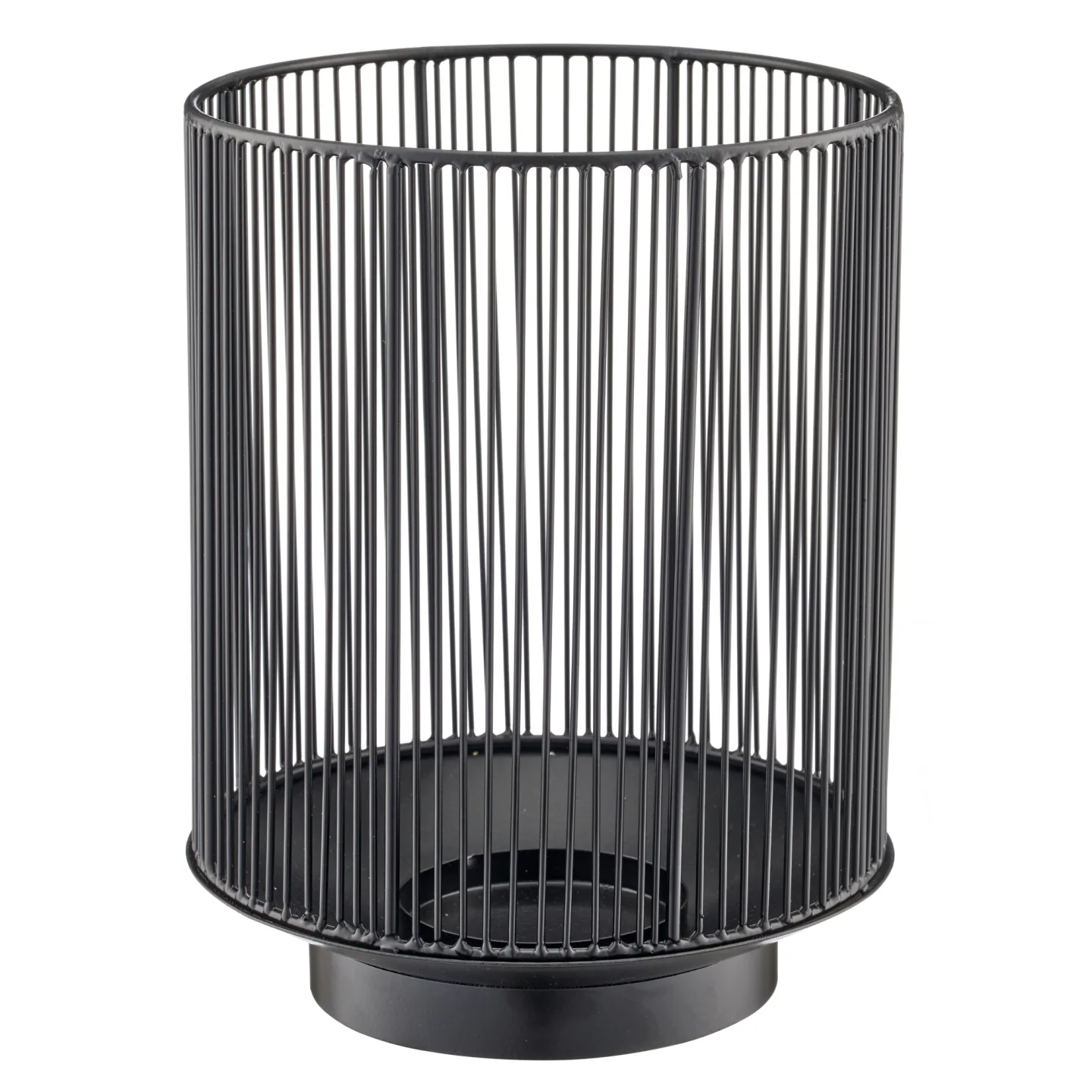 Gasper Windlicht Metall, Schwarz | Schubiger Möbel