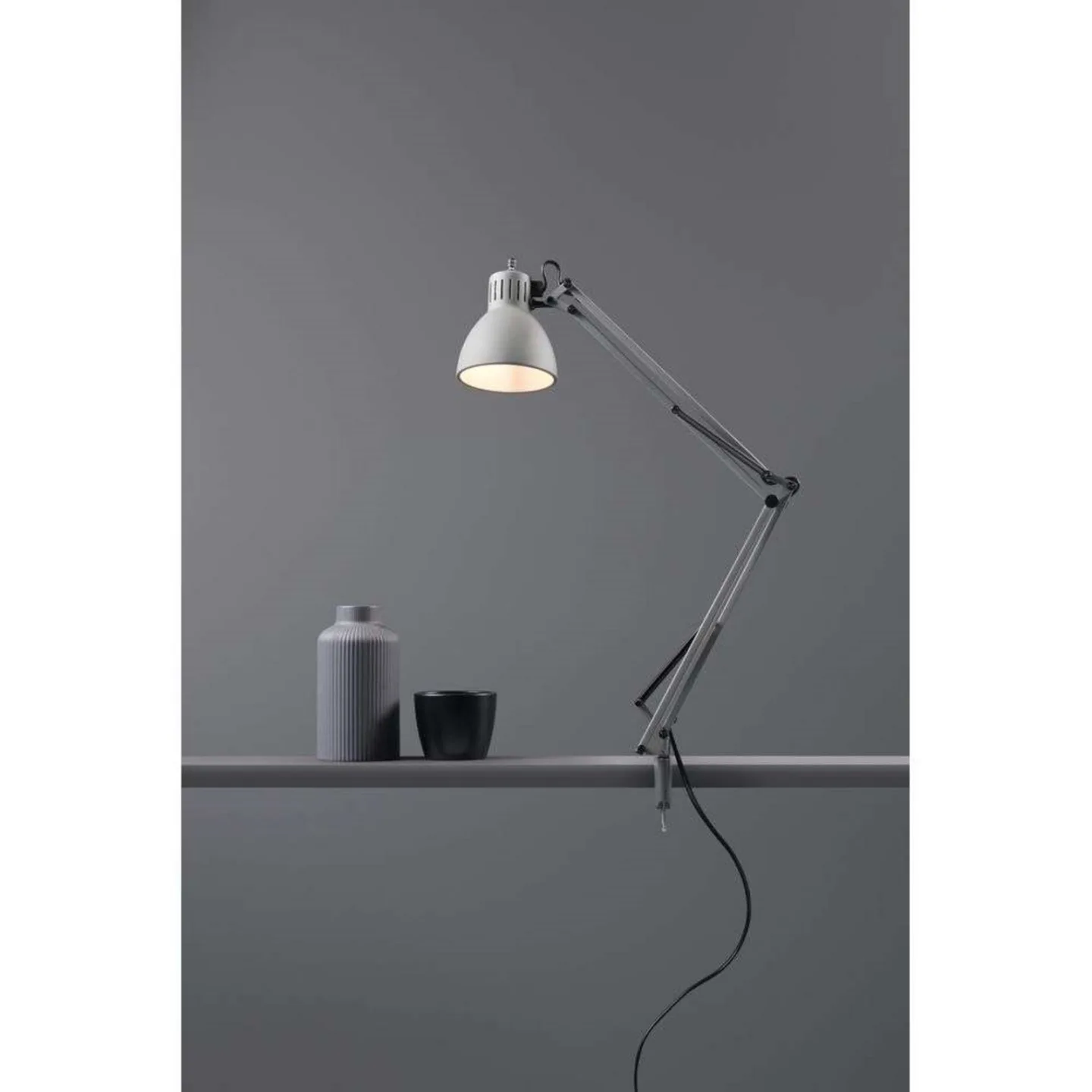 Archi T1 Junior Bordlampe Silk Grey - NORDIC LIVING - Kontor / arbejdsværelse - Aluminium