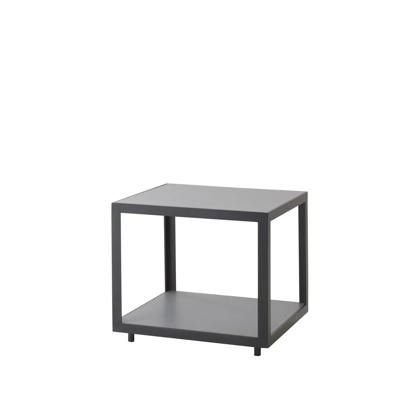 Cane-line Level Beistelltisch Light Grey Keramik-Lava Grey