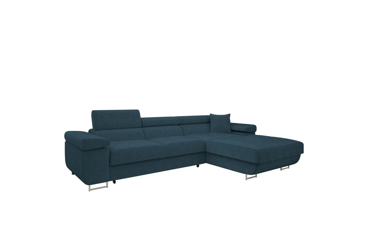 Gabina Soffa med Divan 3-sits - Blå