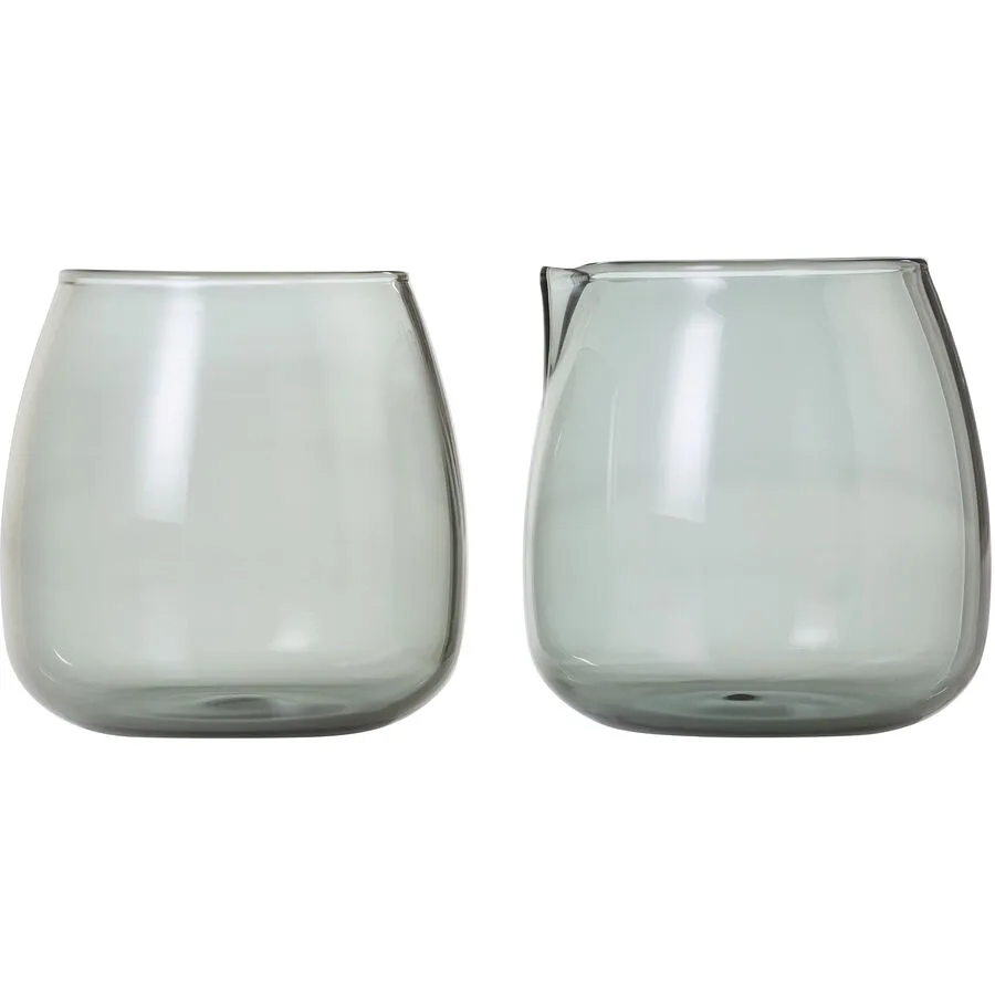 Teezubehör Yuna Grau Glas