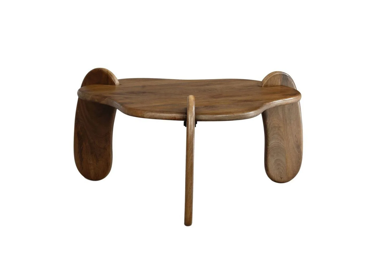 Soffbord Wohnling Massivt trä mango 78 cm organisk optik modern -
