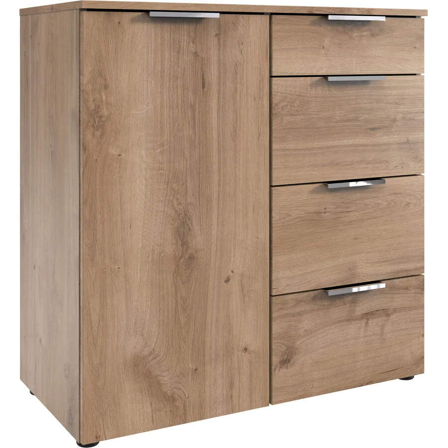 Kommode Sanko Plankeneiche Holzwerkstoff B 81 H 84 cm