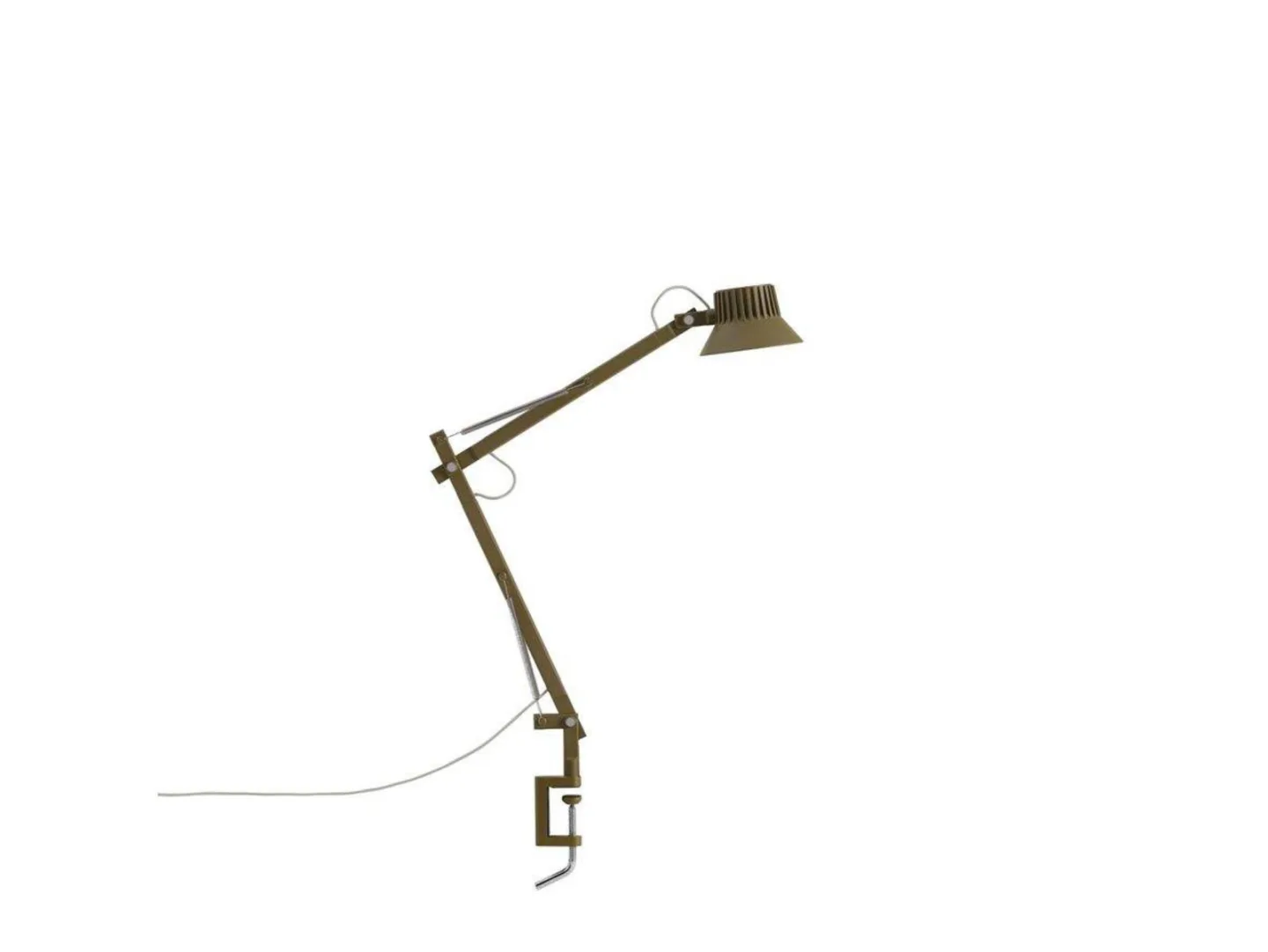 Dedicate Tischleuchte w/Clamp S2 Brown Green - Muuto - Arbeitszimmer / Büro - Aluminium