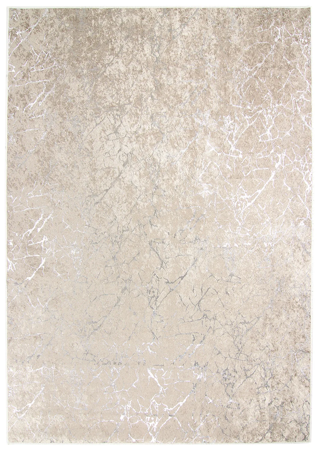 Wilton-teppe - Zaria (lysebrun/sølv) (Størrelse: 160 x 230 cm)