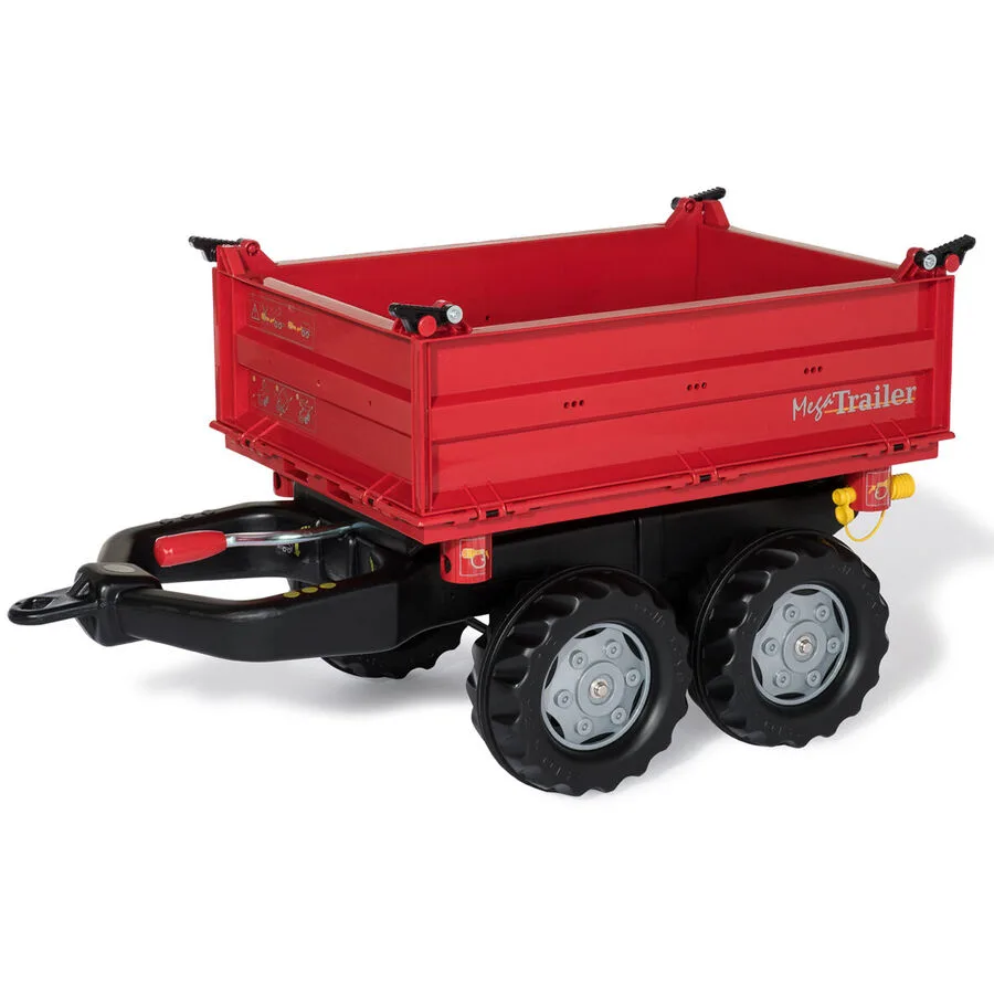 RollyMega Trailer Rolly Toys Rot Kunststoff