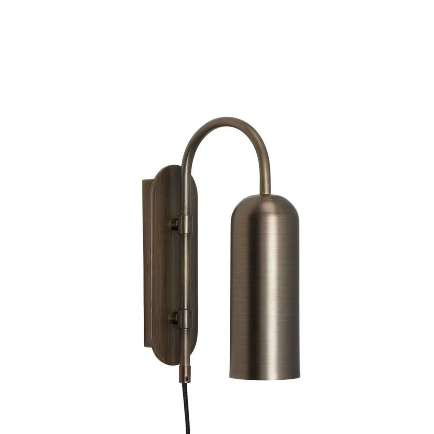 Zenith Wandleuchte Burnished Brass - Hübsch - Wohnzimmer - Metall