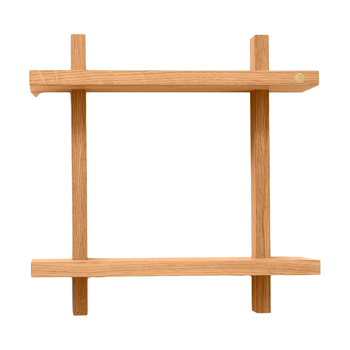 Andersen Furniture Treat Wandregal doppelt Oiled Nature Oak, 34x12x34 cm