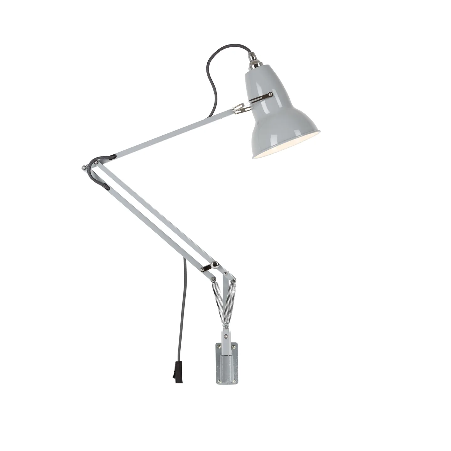Anglepoise - Original 1227 Wall Mounted Lamp Dove Grey - Vägglampor - George Carwardine - Grå - Metall